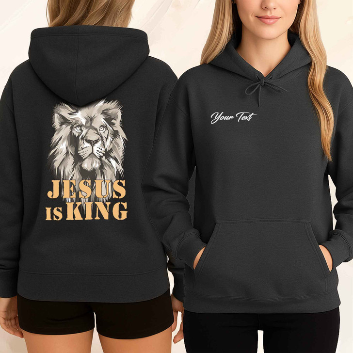 Christian Lion Graphic Faith Hoodie Adult Hoodie S-5XL