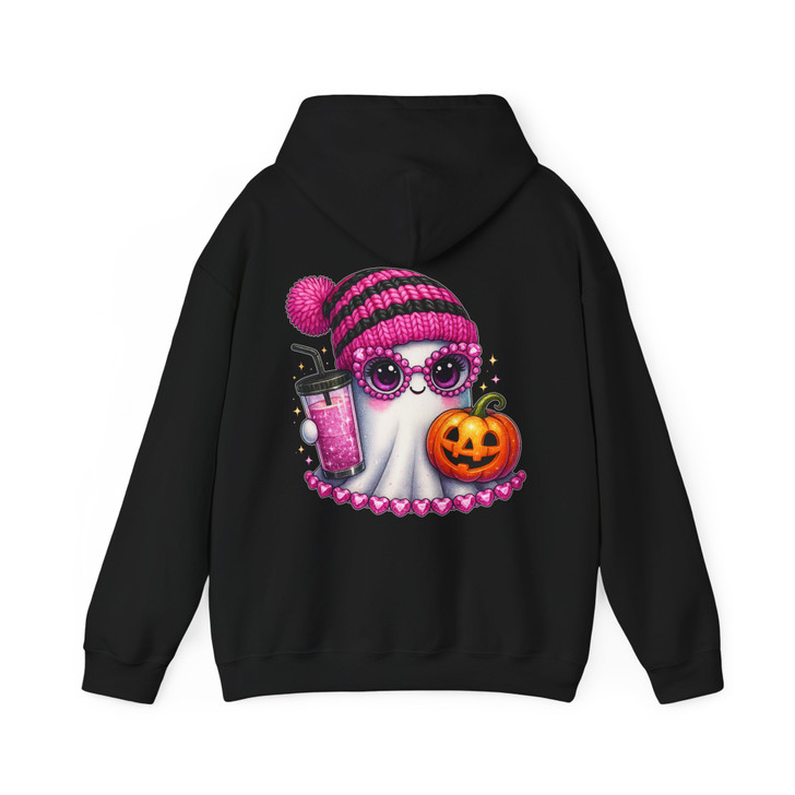 Ghost Tropical Drink Funny Summer Halloween Hoodie S-5XL