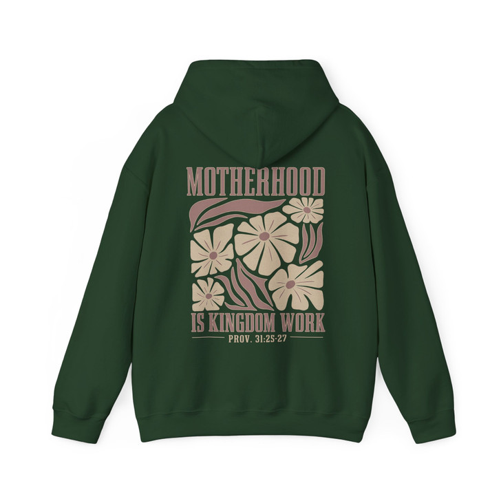 Motherhood Is Kingdom Work Hoodie Adult Hoodie S-5XL
