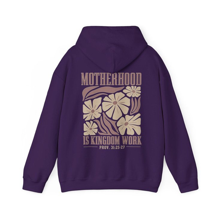 Motherhood Is Kingdom Work Hoodie Adult Hoodie S-5XL