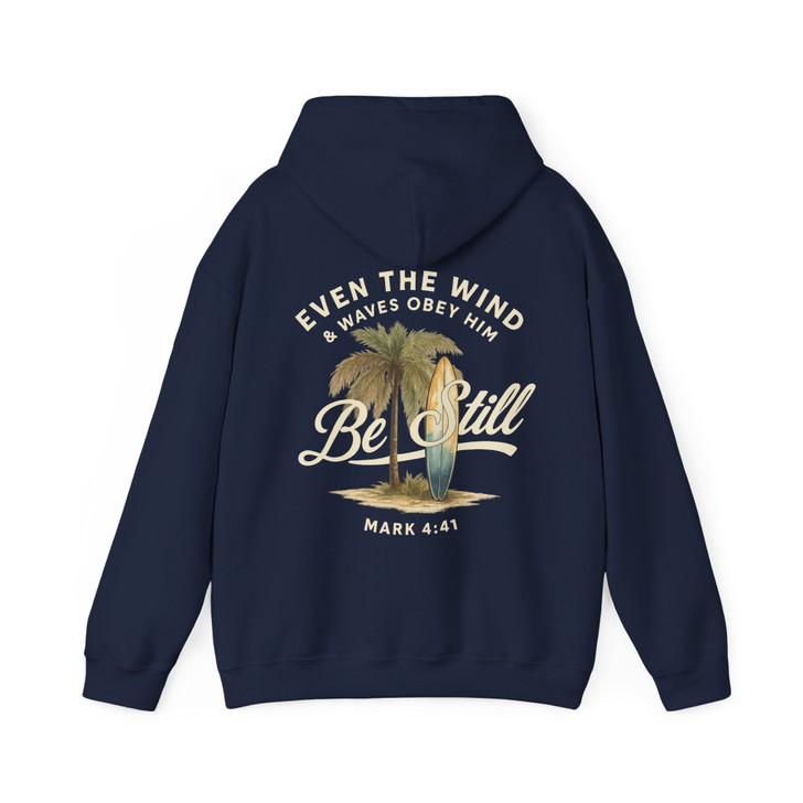 Be Still Ocean Christian Hoodie Adult Hoodie S-5XL