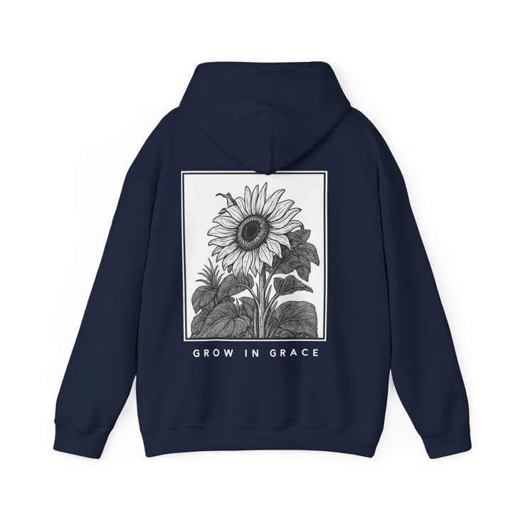 Grow In Grace Sunflower Hoodie Adult Hoodie S-5XL