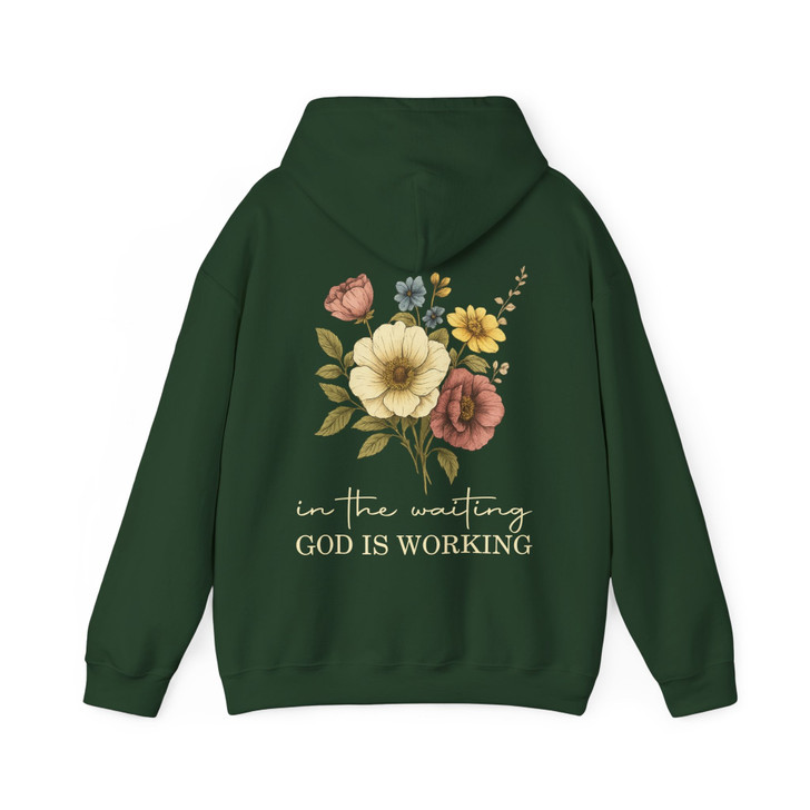 In The Waiting God Is Working Hoodie Adult Hoodie S-5XL