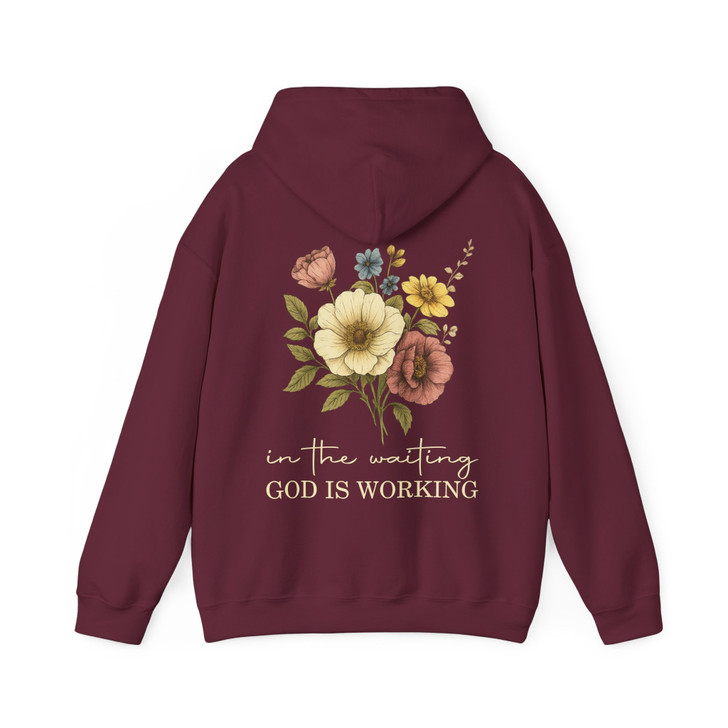 In The Waiting God Is Working Hoodie Adult Hoodie S-5XL