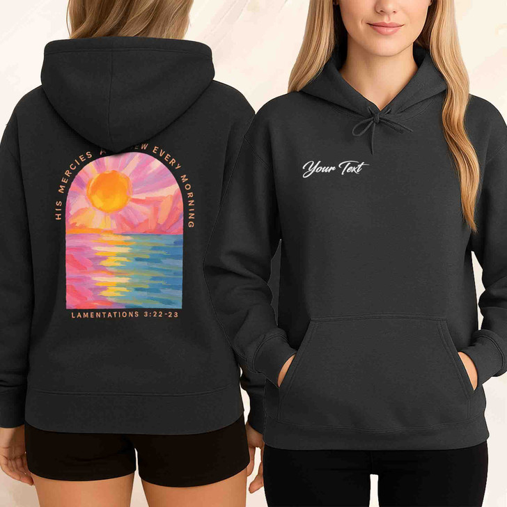 Sunrise Christian Retro Faith Hoodie Adult Hoodie S-5XL