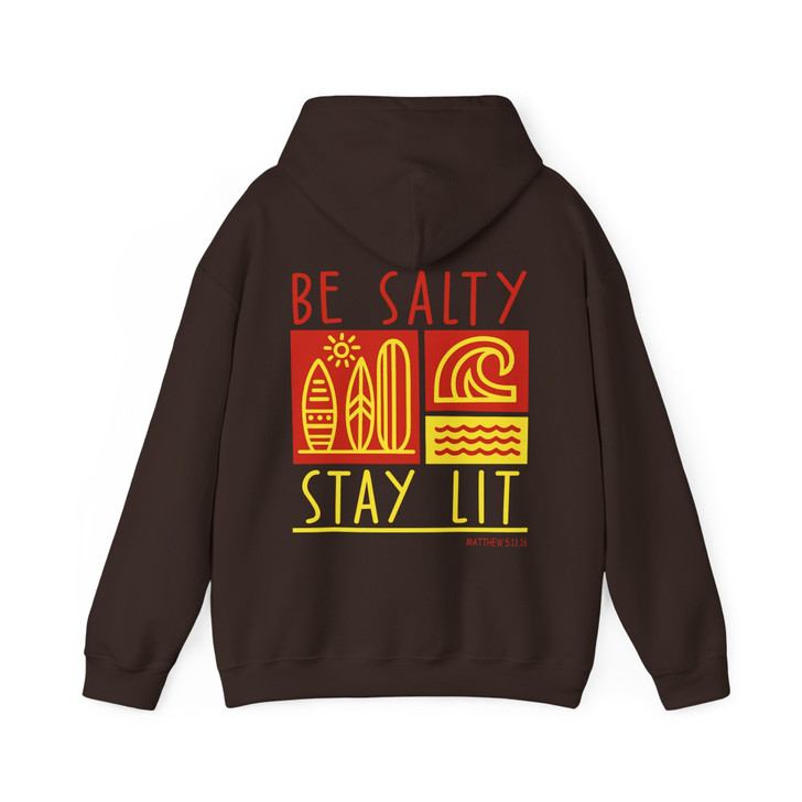 Be Salty Stay Lit Matthew 5 13 Hoodie Adult Hoodie S-5XL
