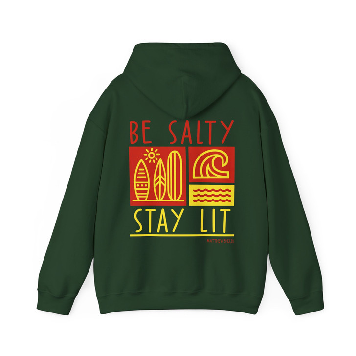 Be Salty Stay Lit Matthew 5 13 Hoodie Adult Hoodie S-5XL