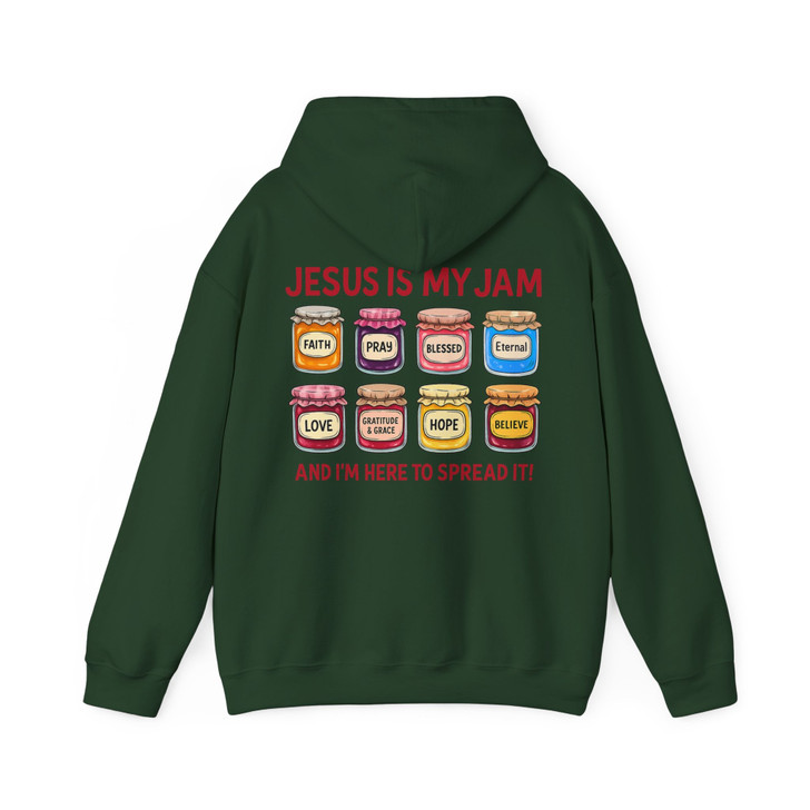 Jesus Is My Jam Christian Hoodie Adult Hoodie S-5XL