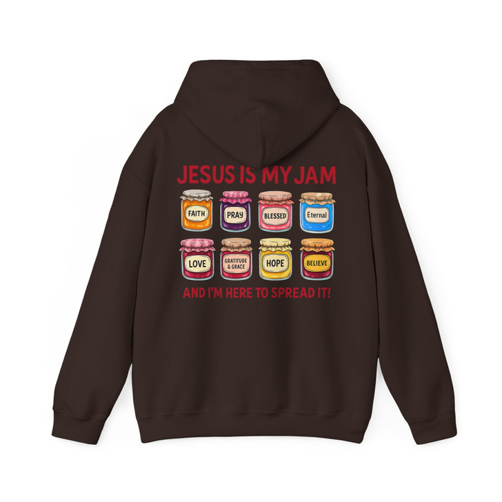 Jesus Is My Jam Christian Hoodie Adult Hoodie S-5XL