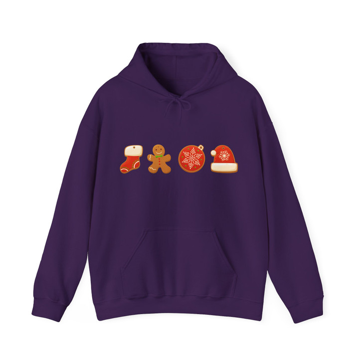 Christmas Cookie Baking Gingerbread Holiday Hoodie S-5XL