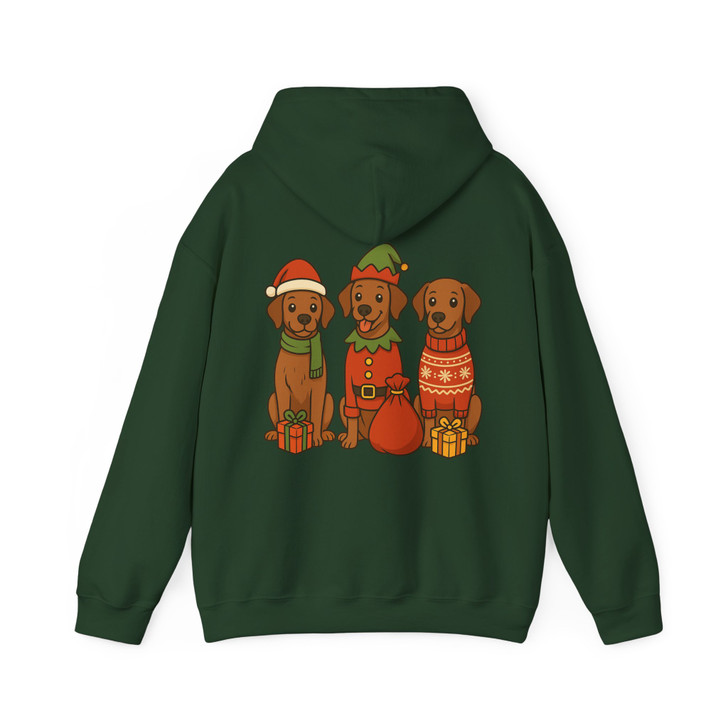 German Shorthaired Pointer Santa Elf Christmas Hoodie S-5XL