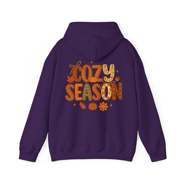 Cozy Season Fall Pumpkin Hoodie Adult Hoodie S-5XL