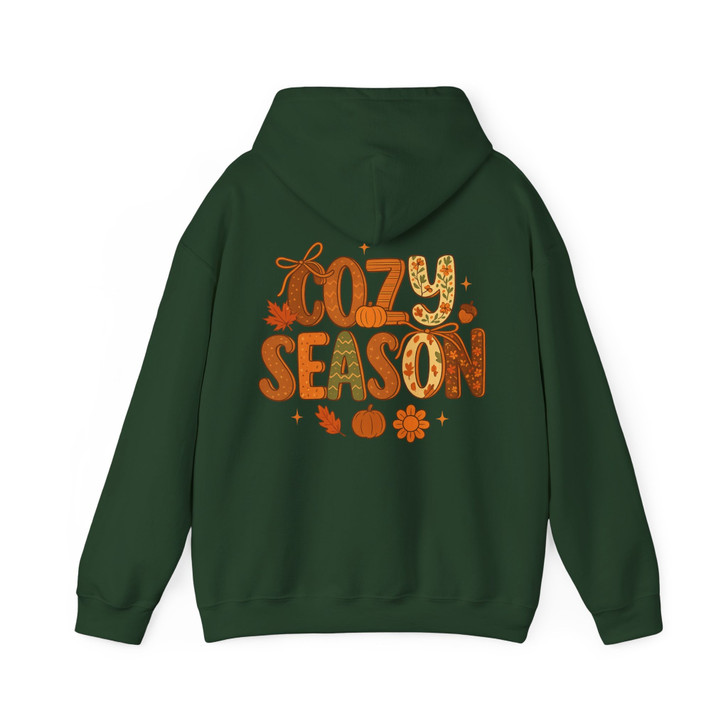 Cozy Season Fall Pumpkin Hoodie Adult Hoodie S-5XL