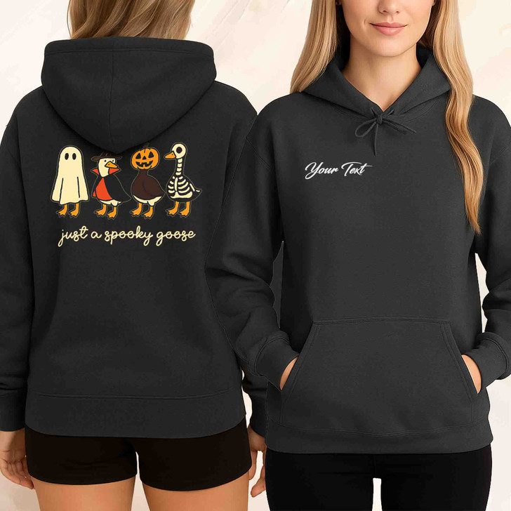 Just A Spooky Goose Hoodie Adult Hoodie S-5XL
