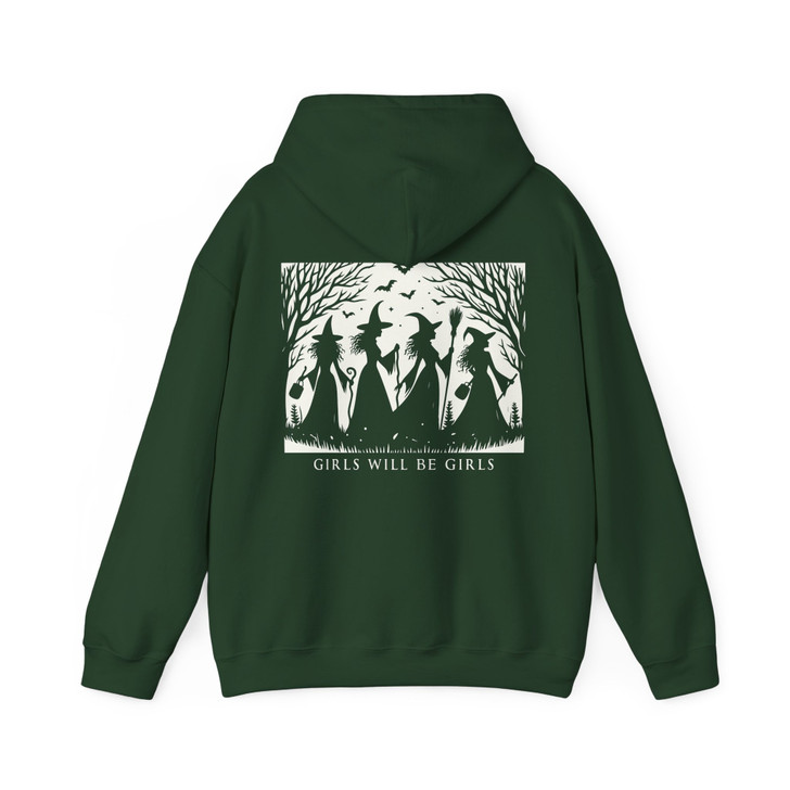 Girls Will Be Girls Witchy Hoodie Adult Hoodie S-5XL
