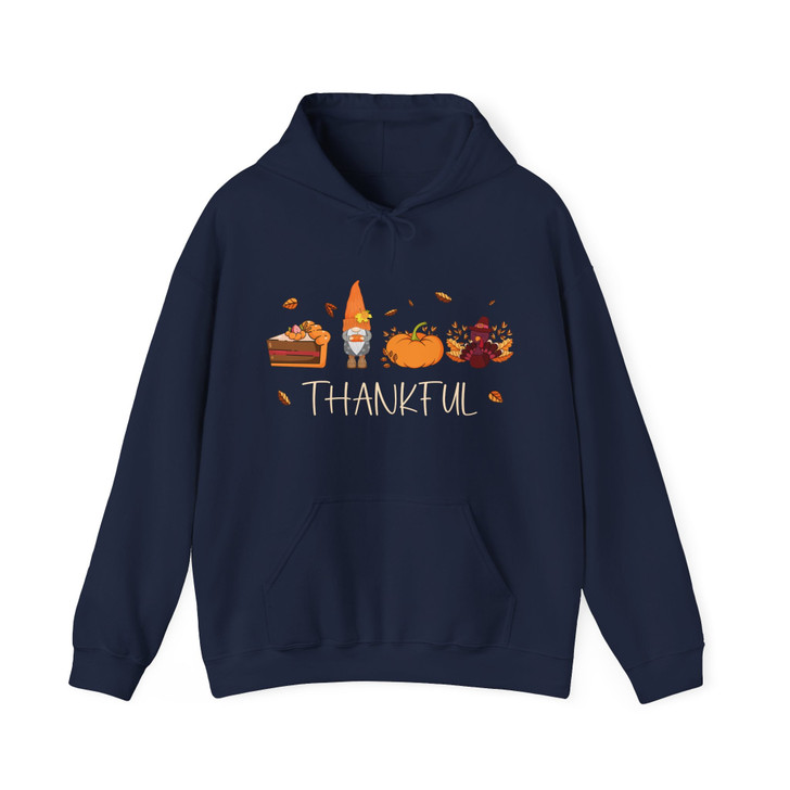 Gnomes Fall Thanksgiving Hoodie Adult Hoodie S-5XL