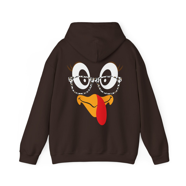 Coolest Turkey In Town Fall Hoodie Adult Hoodie S-5XL