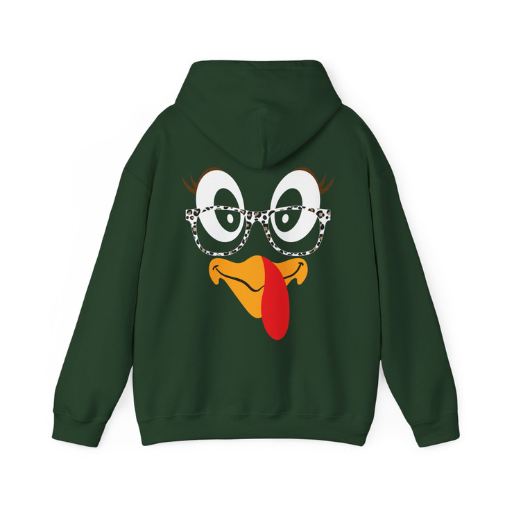Coolest Turkey In Town Fall Hoodie Adult Hoodie S-5XL