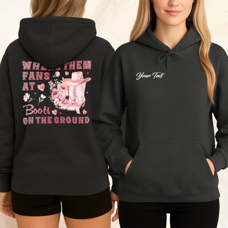 Where Them Fans At Rodeo Hoodie Adult Hoodie S-5XL
