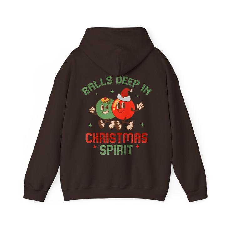 Balls Deep In Christmas Spirit Hoodie Adult Hoodie S-5XL