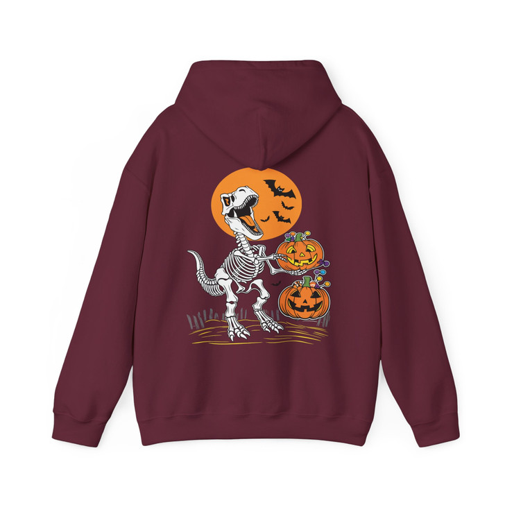 Halloween Cat And Pumpkin Hoodie Adult Hoodie S-5XL