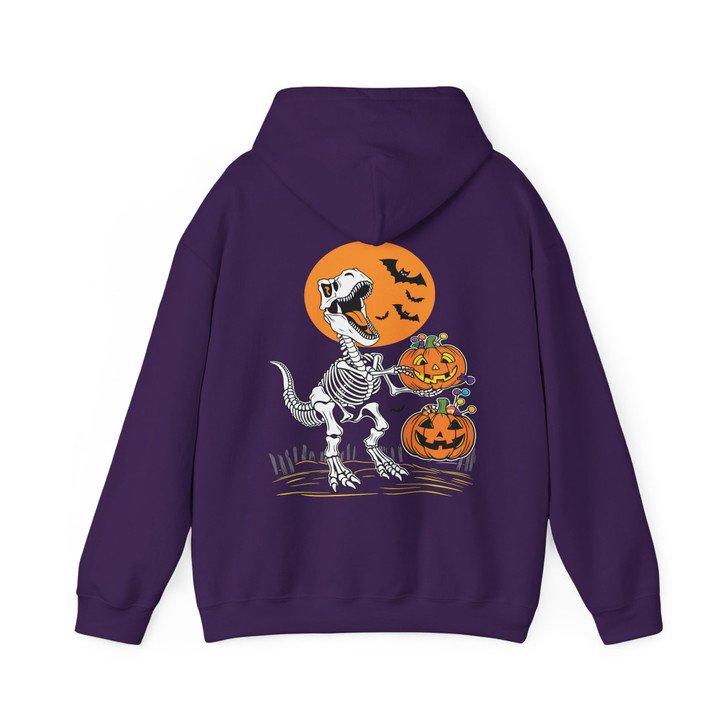 Halloween Cat And Pumpkin Hoodie Adult Hoodie S-5XL