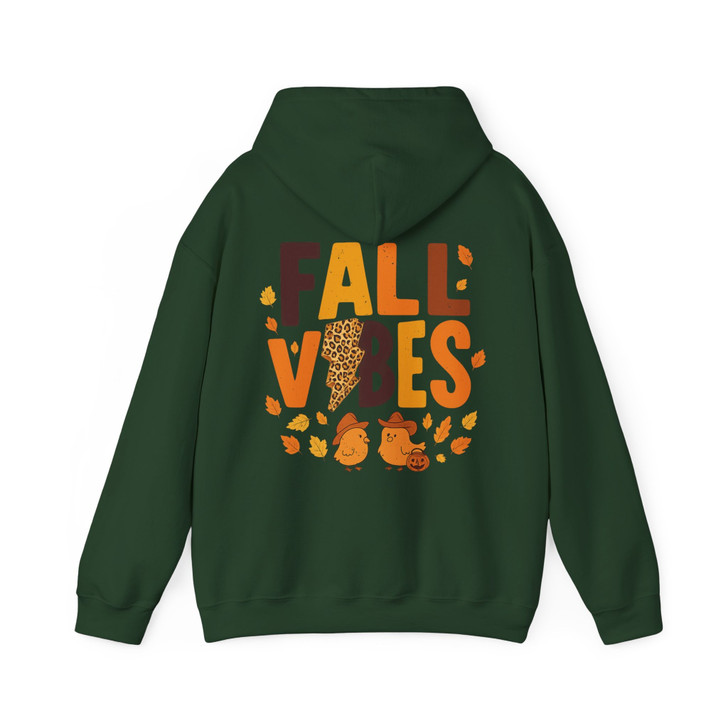 Fall Vibes Cheetah Pumpkin Hoodie Adult Hoodie S-5XL