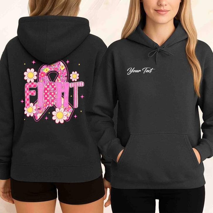 Breast Cancer Awareness Shirt Pink Ribbon October Hoodie S-5XL