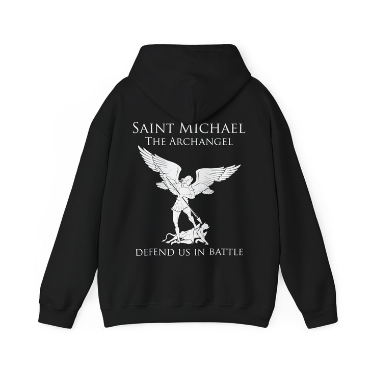 Saint Michael Archangel Shirt Catholic Warrior St Michael Gift Hoodie S-5XL