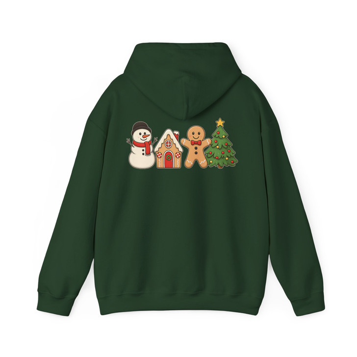 Festive Gingerbread Cookies Christmas Holiday Hoodie S-5XL