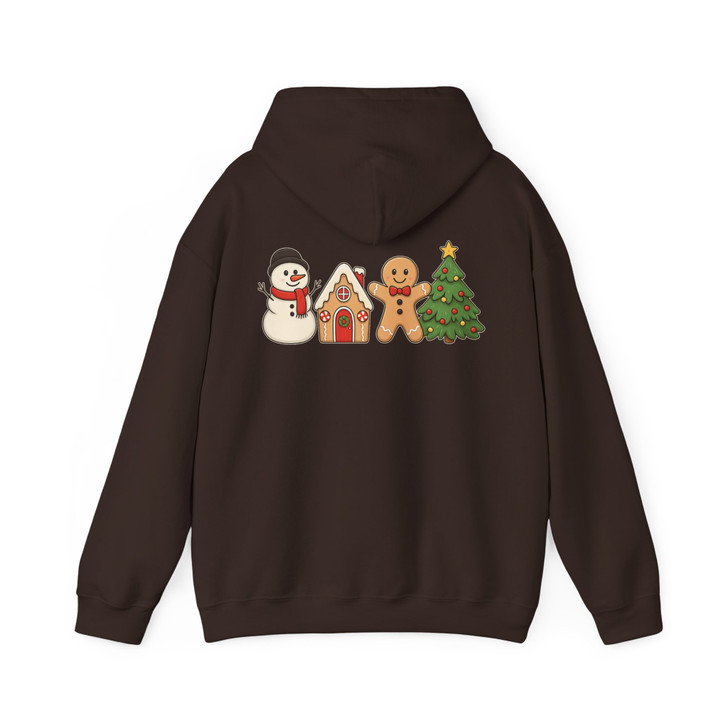Festive Gingerbread Cookies Christmas Holiday Hoodie S-5XL