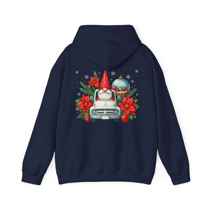 Festive Christmas Gnome Family Matching Hoodie S-5XL