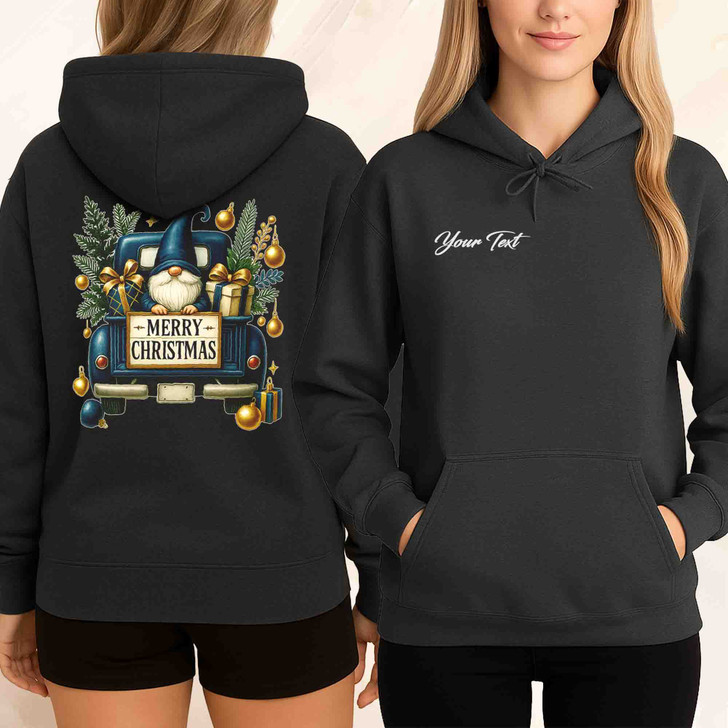 Cute Christmas Gnome Family Holiday Hoodie S-5XL