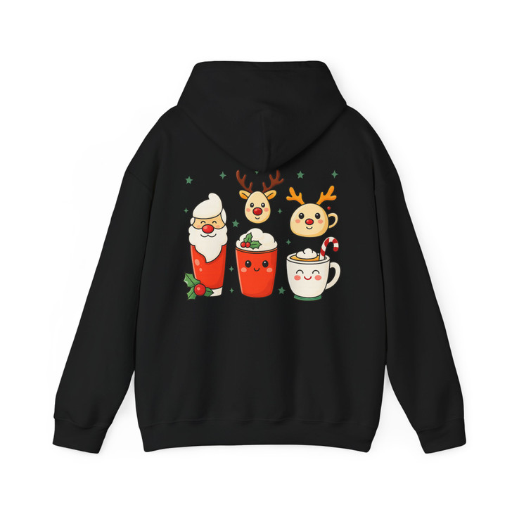Christmas Coffee Lover Holiday Crewneck Hoodie S-5XL