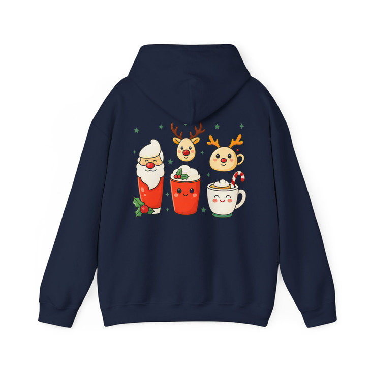 Christmas Coffee Lover Holiday Crewneck Hoodie S-5XL