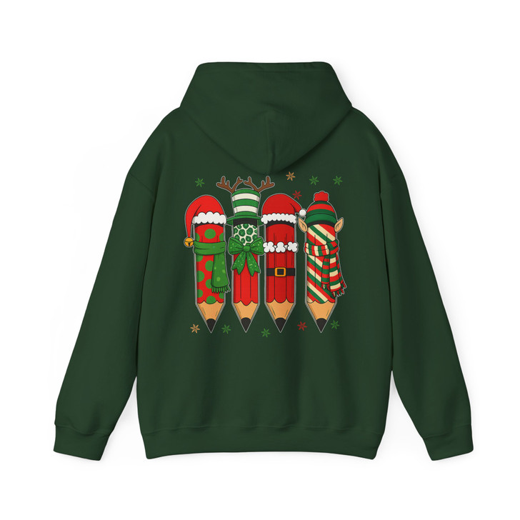 Christmas Teacher Life Holiday Gift Hoodie S-5XL