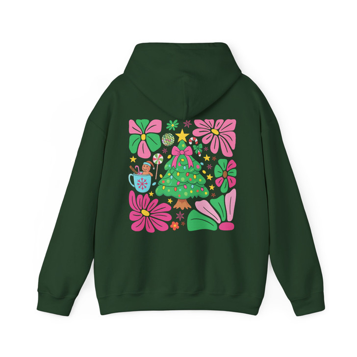 Cute Merry Christmas Family Tree Holiday Hoodie S-5XL
