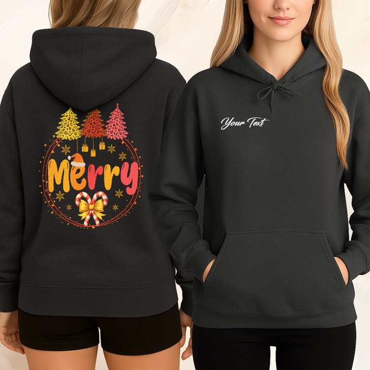 Merry Christmas Cute Xmas Holiday Hoodie S-5XL