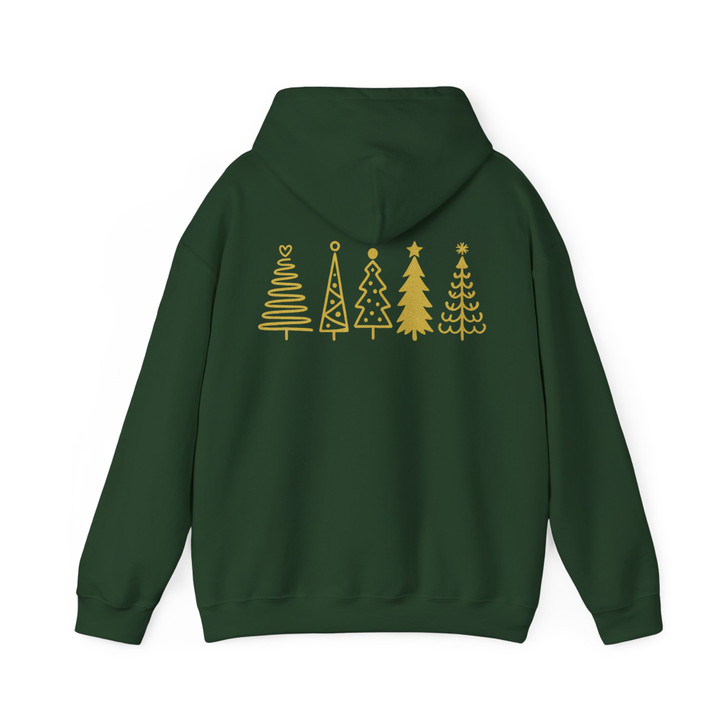 Christmas Tree Cozy Holiday Winter Festive Hoodie S-5XL