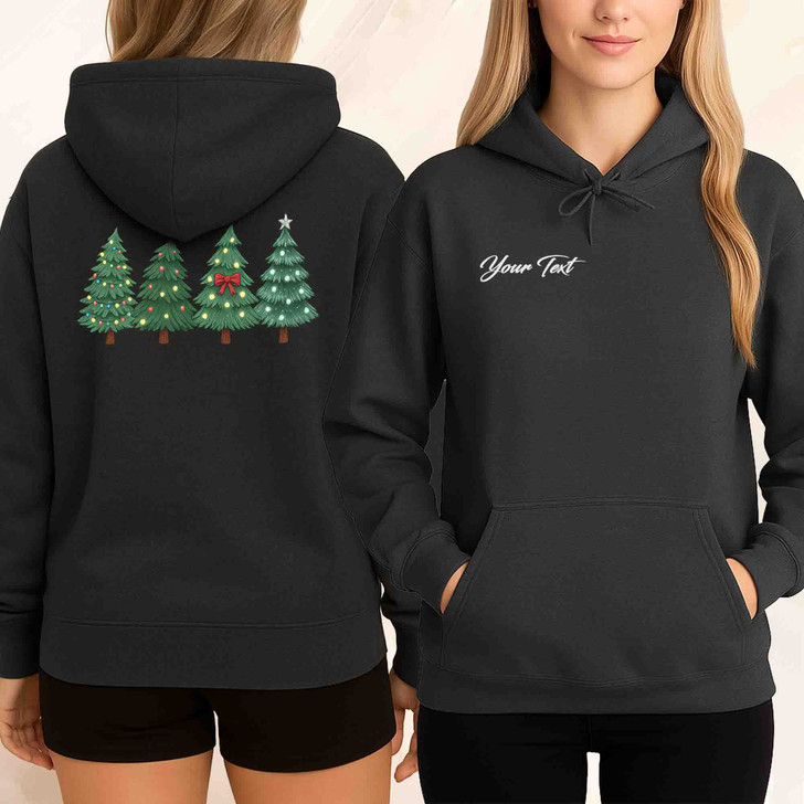 Christmas Tree Holiday Outfit Festive Winter Gift Hoodie Hoodie S-5XL