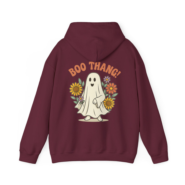 Ghost Pumpkin Halloween Hoodie Spooky Cute Fall Festival Hoodie S-5XL