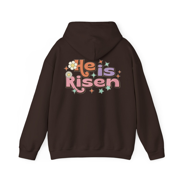 He Is Risen Easter Christian Shirt Adult Hoodie S-5XL