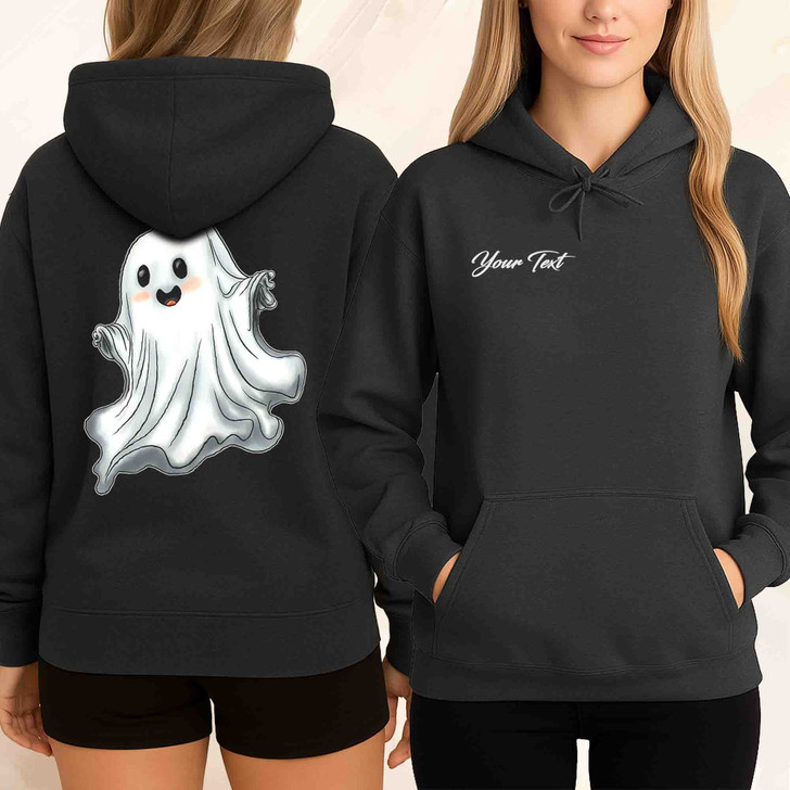 Shimmer Ghost Halloween Shirt Glitter Spooky Adult Hoodie S-5XL
