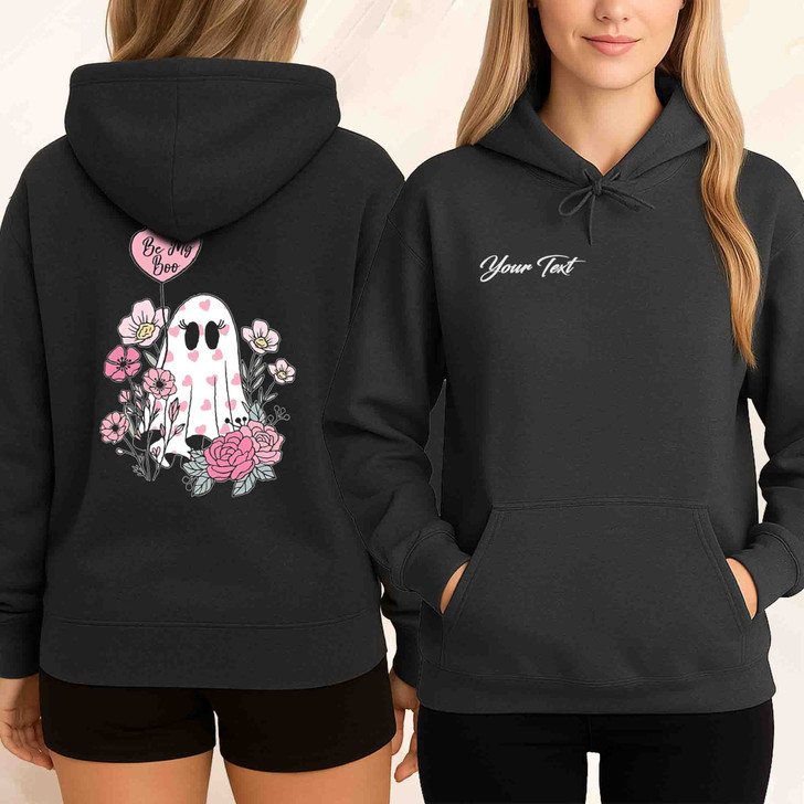 Cute Ghost Coffee Halloween Shirt Spooky Season Adult Hoodie S-5XL