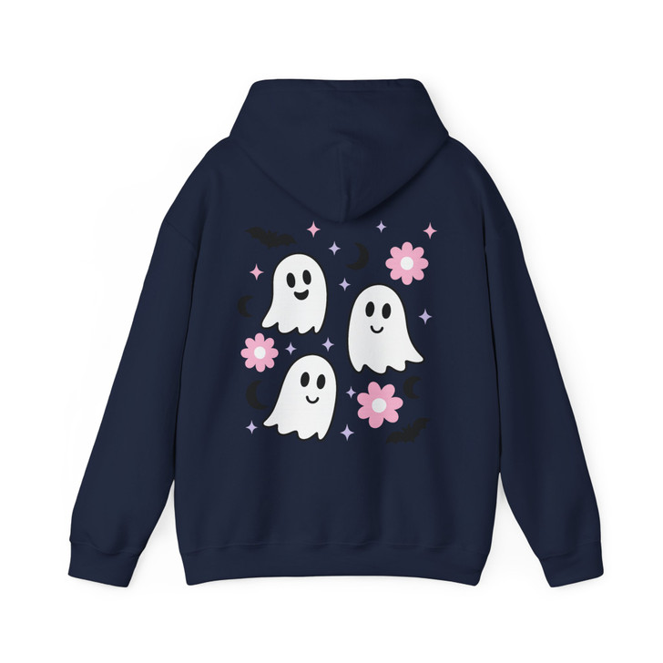 Cute Kawaii Ghost Halloween Shirt Adult Hoodie S-5XL