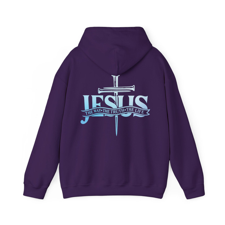 Jesus The Way The Truth The Life Shirt Christian Bible Verse Hoodie S-5XL