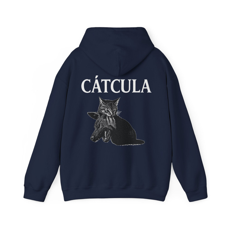 Cat Vampire Shirt Catcula Funny Goth Cat Hoodie S-5XL
