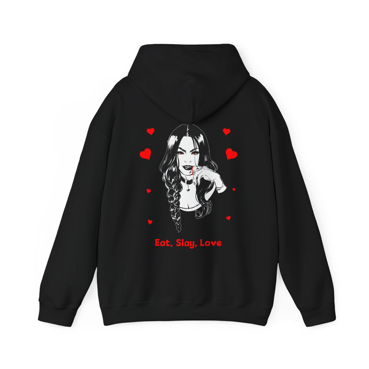 Eat Sleep Love Vampire Shirt Cute Gothic Hoodie S-5XL