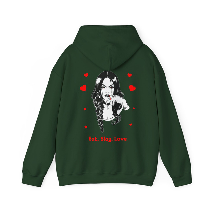 Eat Sleep Love Vampire Shirt Cute Gothic Hoodie S-5XL