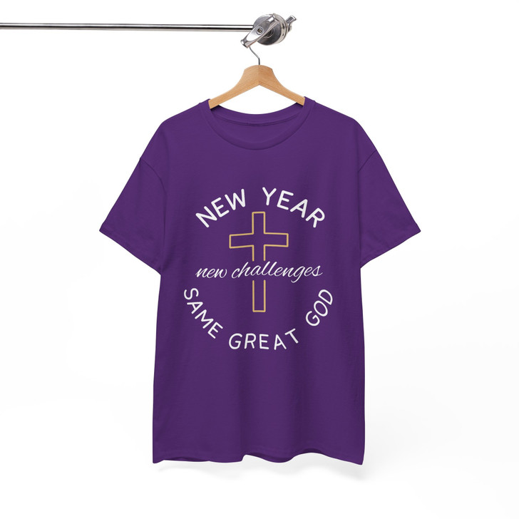Christian New Year Shirt, New Year Same Great God Tee, Faith Based 2026 T-Shirt S-5XL